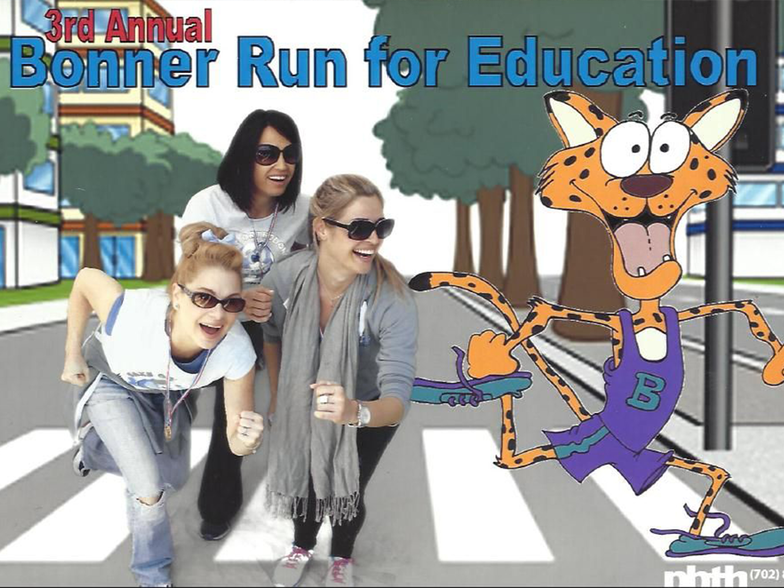 Dr. Saxe and other friends running after a cat.